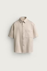 Non Iron Comfort Overshirt at Zara