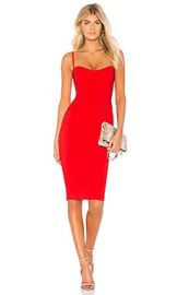 Nookie Allure Midi Dress in Cherry at Revolve