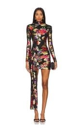 Nookie Electric Long Sleeve Mini Dress In Floral at Revolve