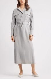 Nordstrom Belted Long Sleeve Shirtdress at Nordstrom Rack