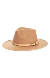 Nordstrom Buckle Accent Rancher Hat in Camel Combo at Nordstrom Rack at Nordstrom Rack