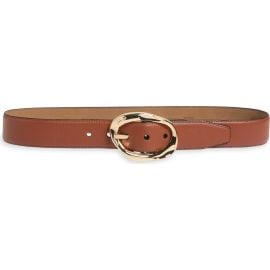 Nordstrom Cora Oval Buckle Leather Belt at Nordstrom