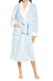 Nordstrom Frosted Plush Robe in Ivory Egret  at Nordstrom