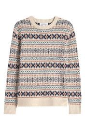 Nordstrom Kids\' Fair Isle Cotton Crewneck Sweater at Nordstrom