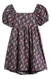 Nordstrom Kids\' Puff Sleeve Bow Back Cotton Dress at Nordstrom