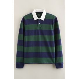 Nordstrom Kids\' Stripe Cotton Rugby Shirt at Nordstrom