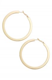 Nordstrom Large Flat Hoop Earrings at Nordstrom