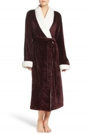 Nordstrom Lingerie Plush Cable Robe at Nordstrom