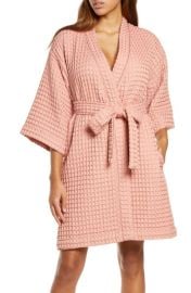 Nordstrom Modern Waffle Robe at Nordstrom