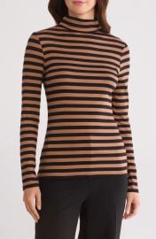 Nordstrom Ribbed Pima Cotton Turtleneck at Nordstrom Rack