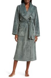 Nordstrom Shawl Collar Plush Longline Robe at Nordstrom