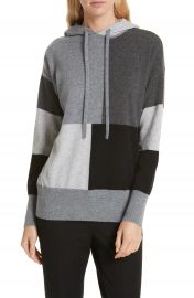 Nordstrom Signature Colorblock Cashmere Hoodie   Nordstrom at Nordstrom