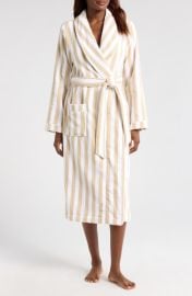 Nordstrom Stripe Hydrocotton Terry Robe at Nordstrom