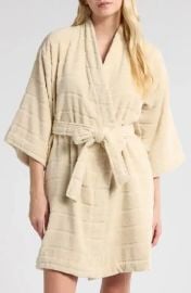 Nordstrom Terry Rib Short Robe at Nordstrom