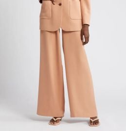 Nordstrom Textured Patch Pocket Blazer and Wide Leg Pants at Nordstrom Rack