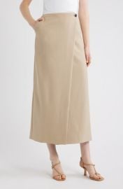 Nordstrom Wrap Midi Skirt at Nordstrom