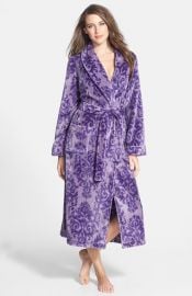 Nordstrom and39Plushand39 Robe in purple damask at Nordstrom