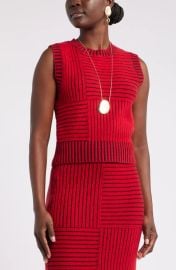 Nordstrom x Harlem Fashion Row Harbison Rib Wool Cashmere Sweater Vest at Nordstrom