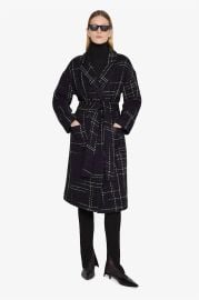 Norma Coat In Black Plaid at Shop Simon