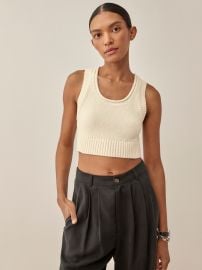 Norma Cotton Sweater Tank - Sustainable Sweaters  Reformation at Reformation