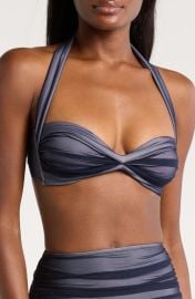 Norma Kamali Bill Ruched Mesh Bikini Top at Nordstrom