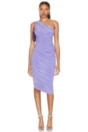 Norma Kamali Diana Dress To Knee in Lilac FWRD at Forward