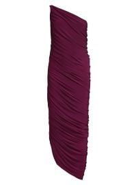 Norma Kamali Diana Dress in Plum at Saks Fifth Avenue
