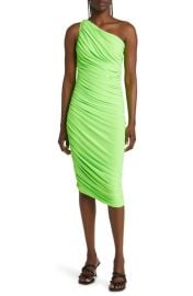 Norma Kamali Diana Ruched One-Shoulder Body-Con Dress at Nordstrom