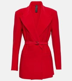 Norma Kamali Double breasted jersey blazer at Mytheresa