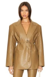 Norma Kamali Oversized Single Breasted Jacket In Woods at Revolve