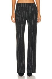 Norma Kamali Pull On Pinstripe Pants at FWRD