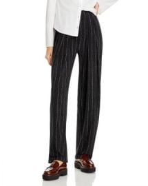 Norma Kamali Pull On Pinstripe Pants Bloomingdales at Bloomingdales