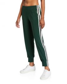 Norma Kamali Side Striped Jogger Pants at Neiman Marcus