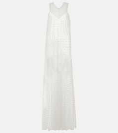 Norma Kamali Sleeveless Flared Gown at Mytheresa