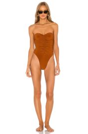 Norma Kamali Slinky Marissa One Piece at Revolve