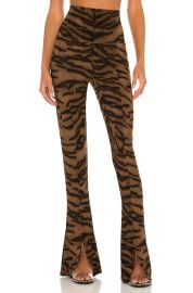 Norma Kamali Spat Legging in Brown Tiger at Revolve