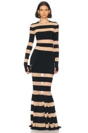 Norma Kamali Spliced Dress Fishtail Gown at FWRD