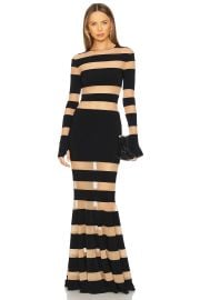 Norma Kamali Spliced Dress Fishtail Gown at Revolve