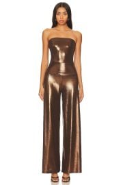 Norma Kamali Strapless Elephant Jumpsuit at Revolve