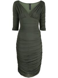 Norma Kamali Tara Ruched Dress - at Farfetch