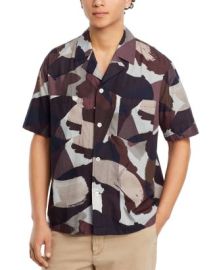 Norse Projects Printed Short Sleeve Button Front Camp Shirt Bloomingdales at Bloomingdales