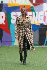 North Bergen Plaid Trench Coat by Reyjateh at Reyjateh