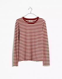 Northside Long-Sleeve Vintage Tee in Driggs Stripe by Madewell at Madewell
