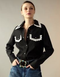 Not My First Rodeo Denim Shirt at Cynthia Rowley