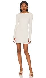 Not Yours To Keep Elise Mini Dress in White at Revolve