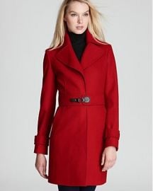 Notch Collar Buckle Belt Coat by Via Spiga at Bloomingdales