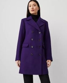 Notch Collar Coat at Ann Taylor