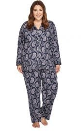 Notch Collar Print Pajama Set by Ralph Lauren at Nordstrom