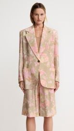 Notched Lapel Blazer in Vintage Peony SMYTHE at Smythe