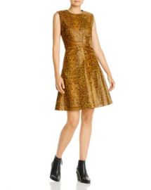 Notes du Nord Mercy Snake-Embossed Leather Dress Women - Bloomingdale s at Bloomingdales